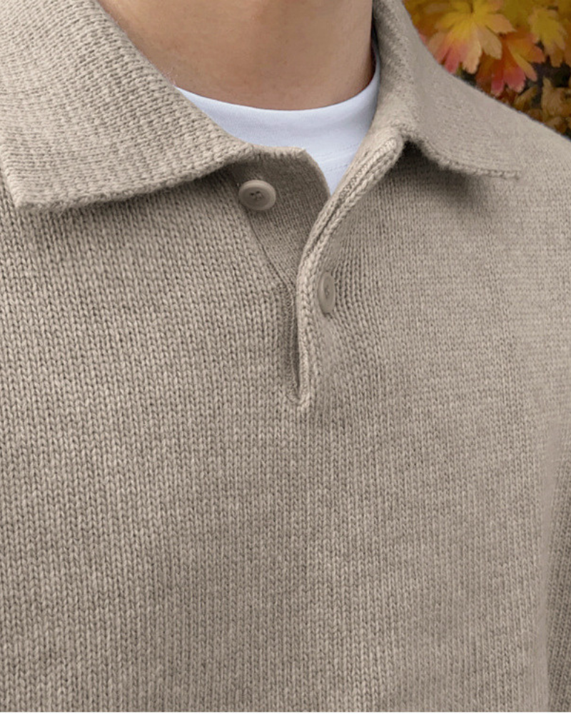 Pull Laine Demi-Zip Héritage