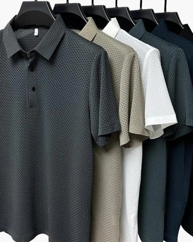 Majestätisches Seidenpolo – knitterfrei