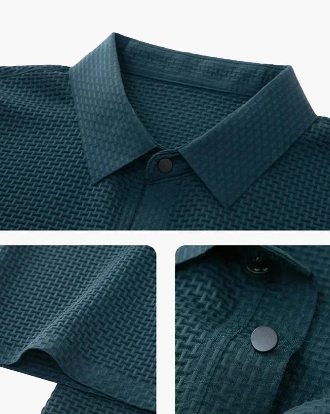 Majestätisches Seidenpolo – knitterfrei