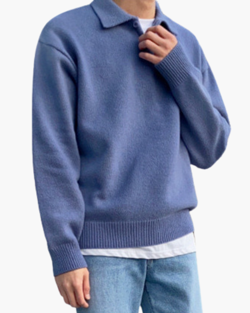 Pull Laine Demi-Zip Héritage