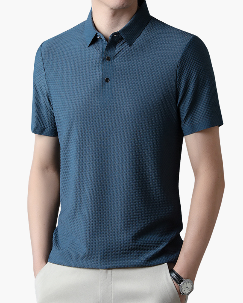 Majestätisches Seidenpolo – knitterfrei
